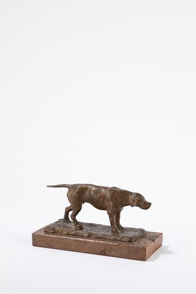 Cane che punta, bronzo, 23,5 x 9,2 x 4 cm, 1939