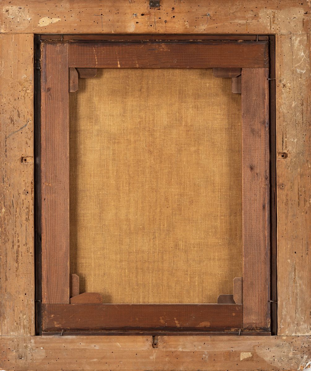 Scuola Veneta, Secolo XVIII - Giuseppe Zais, Paesaggio con casolari, pastori e armenti nei pressi...