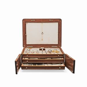 A silver cutlery service, Italy 20th Century, with wood box