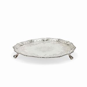  - A silver stand, England 1766