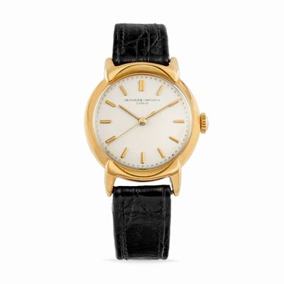 Orologio da polso, anni '50, oro 18k, movimento a carica manuale