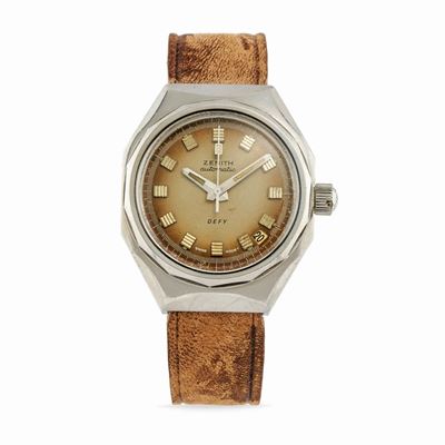 Defy, Orologio da polso anni '70 con cassa ottagonale in acciaio
