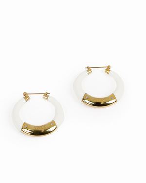 Pair of hoop earrings