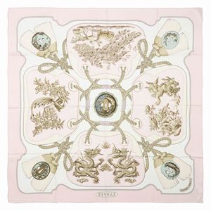 Tsubas silk twill scarf 