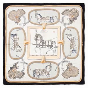 Grand Apparat silk twill scarf 