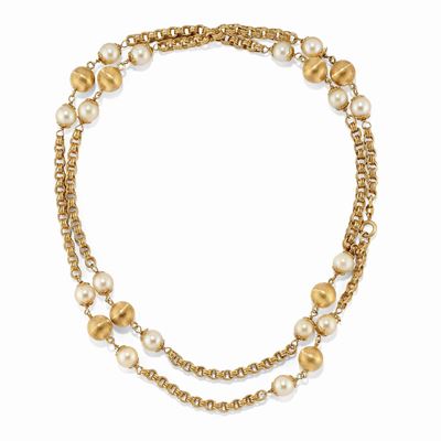 Collana in Oro 18k e Perle