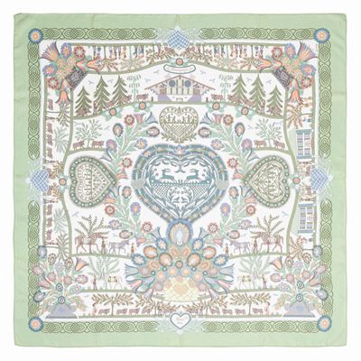 Anne Rosat, Foulard Découpages in seta, 1997