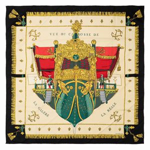 La Reale silk twill scarf 