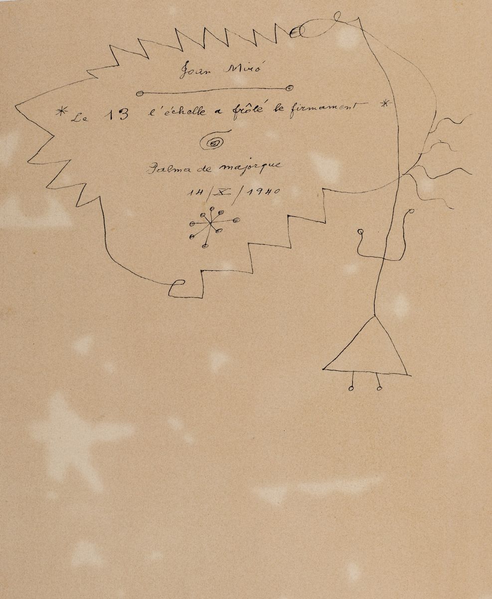 Joan Mirò - Constellation, le 13 L'échelle a frôLé le Firmament