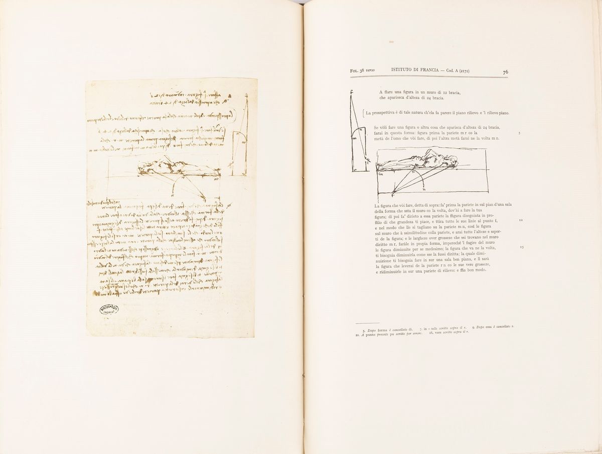 I Manoscritti e i Disegni di Leonardo da Vinci Pubblicati dalla Commissione Vinciana...disegni