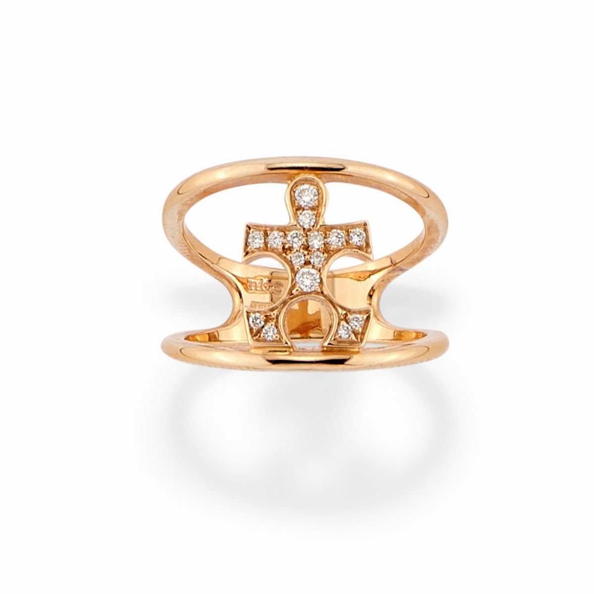 Cinque Gioielli nei Tre Ori 18k e Diamanti Neri e Incolori