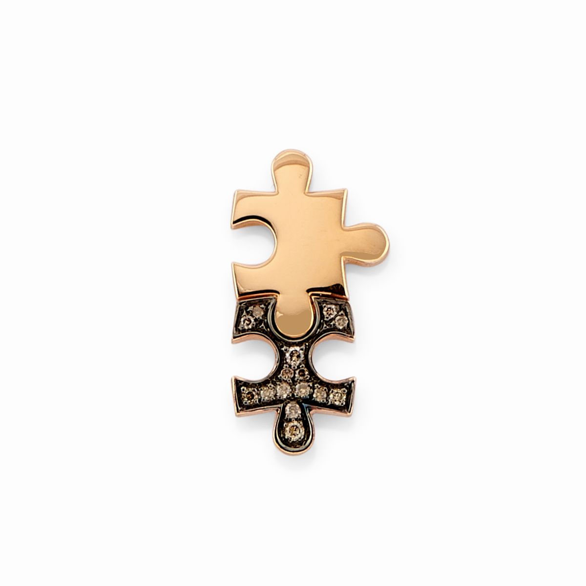 Sei Gioielli nei Tre Ori 18k con Diamanti Neri e Incolori