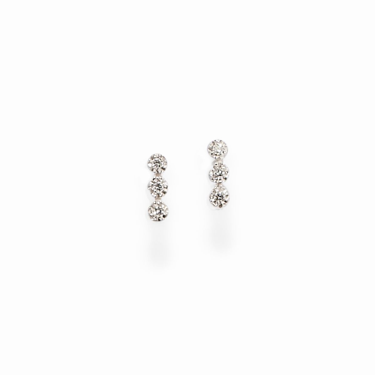 Cinque Gioielli in Oro Bianco 18k, Diamanti, Onice e Agata Bianca