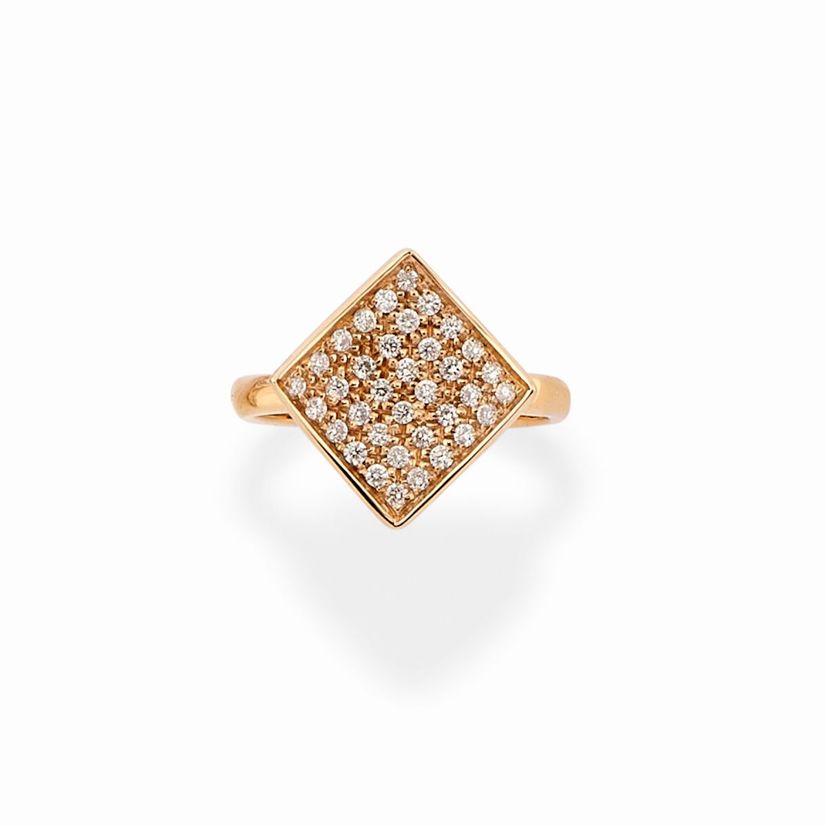 Cinque Gioielli in Oro Bianco e Rosa 18k, Diamanti e Cammeo