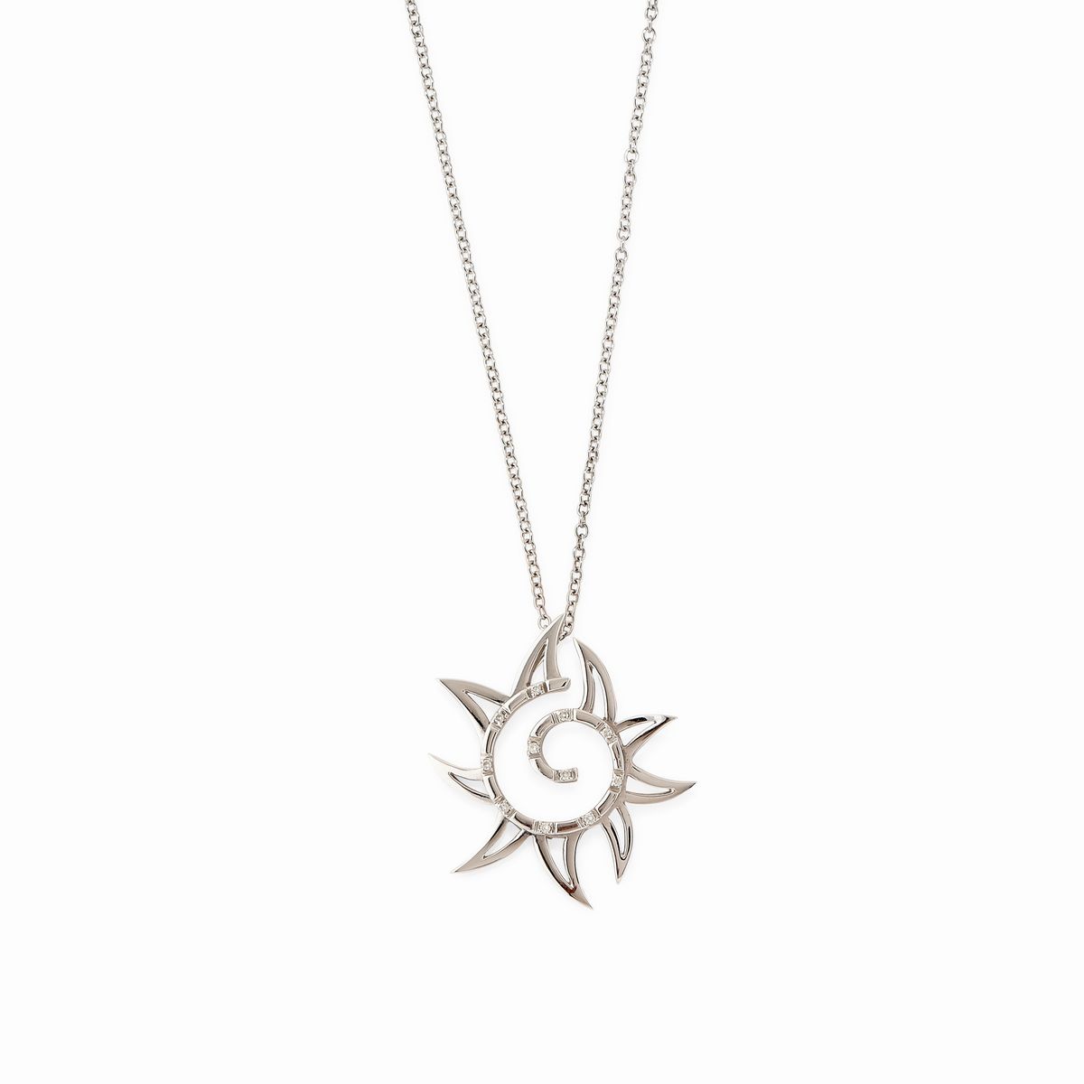 Otto Gioielli in Oro Bianco 18k e Diamanti