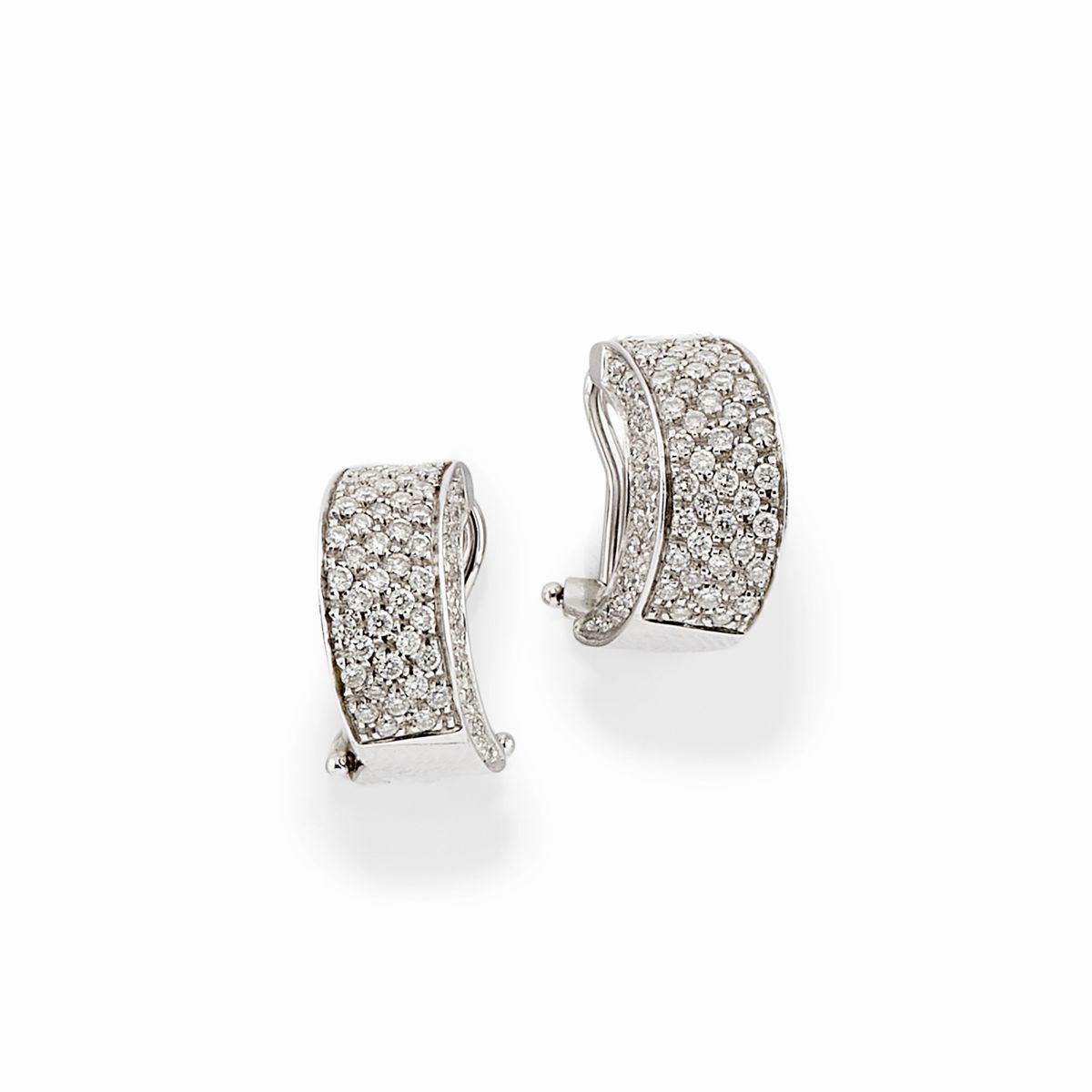 Demi-parure in Oro Bianco 18k e Diamanti