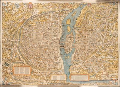 Le Plan De Paris Par Truschet Et Hoyau