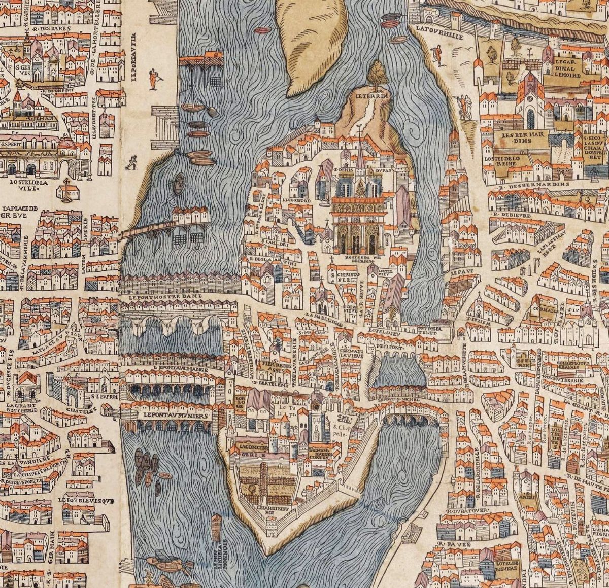 Le Plan De Paris Par Truschet Et Hoyau