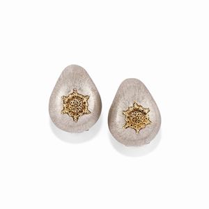  - Orecchini in oro bicolore 18k