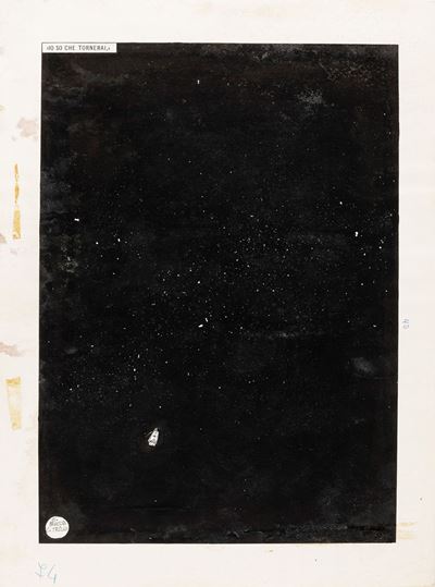 Robin delle stelle - I morituri, matita e china su cartoncino