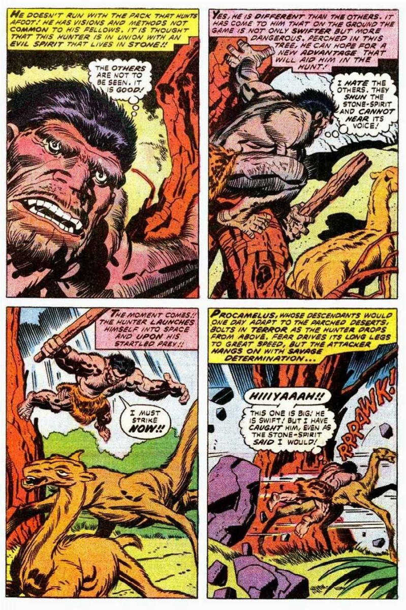 Jack Kirby - 2001: A Space Odyssey - Beast Killer, matita e china su cartoncino Marvel