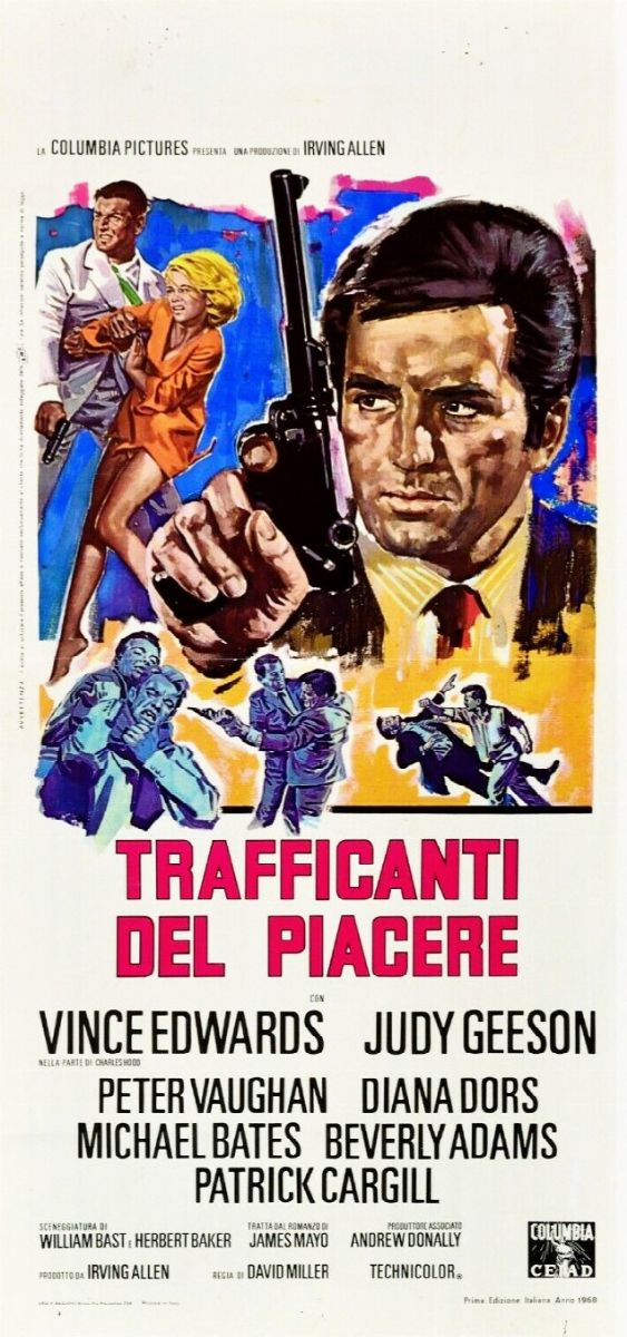 Enzo Sciotti - Bozzetto originale per 'Trafficanti del piacere', tempera su cartone