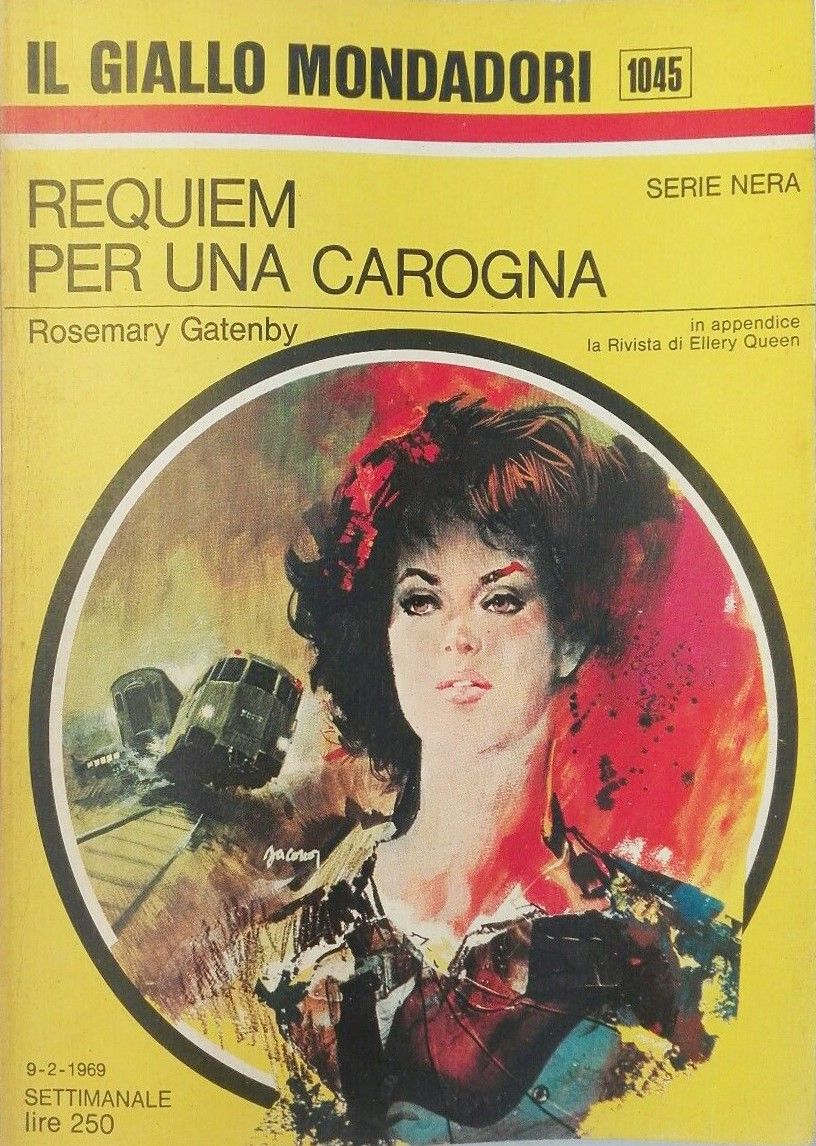 Carlo Jacono - Requiem per una carogna - Copertina originale, tempera e collage su cartone