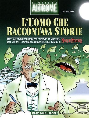 Giancarlo Alessandrini - Storie da Altrove - L'uomo che raccontava storie, matita e china su cart...