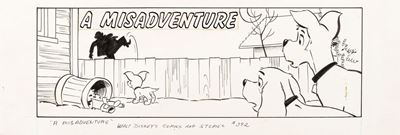Lady and the Tramp: A Misadventure, matita e china su cartoncino