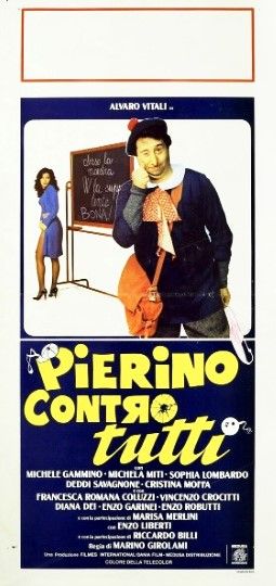 a.n.I. (autore Non Identificato) - Bozzetto di locandina di Marino Girolami, 'Pierino contro tutt...