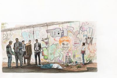 Il caso dei graffiti scomparsi - Originale di copertina