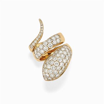 Anello in Oro 18k e Diamanti