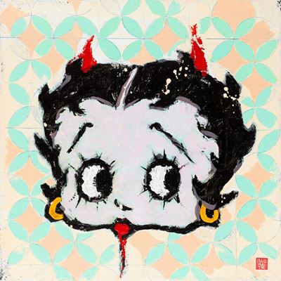 Betty Pop - acrilico su tela
