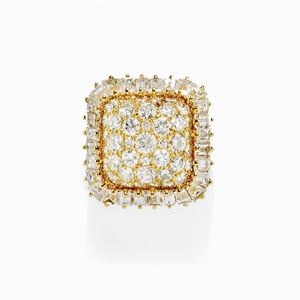 A 18K yellow gold and diamond ring, Van Cleef & Arpels
