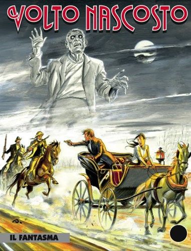 Massimo Rotundo - Volto Nascosto - Il fantasma, tempera e acquerello su cartone