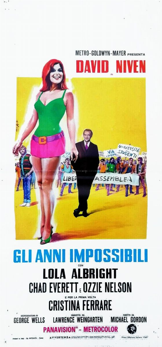 Enzo Nistri - Gli anni impossibili (The Impossible Years) - Tempera su cartone