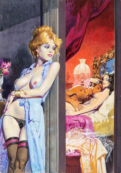 La Peccatrice - La prima notte, tempera su cartone