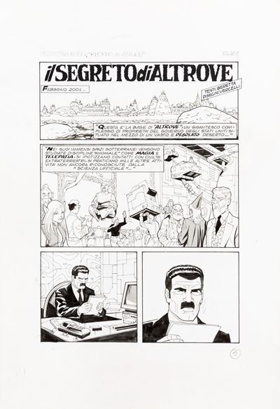 Il segreto di Altrove - Illustrazione per Martin Mystère & Nathan Never