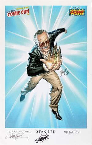 Stan Lee NYCC 2010 Limited Edition Lithograph