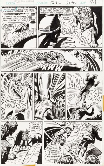 World's Finest - The Dream Bomb, matita e china su cartoncino DC