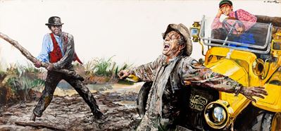 Boon il saccheggiatore (The Reivers), tempera su cartone, 1969