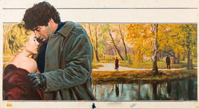 L'adultera (The Touch), tempera su cartone