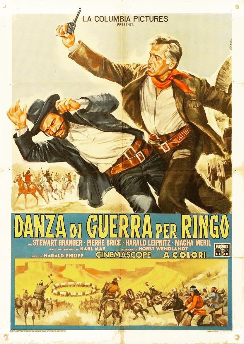 Mario Piovano - Danza di guerra per Ringo (The Oil Prince), tempera su cartone