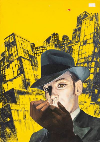 Giallo - china e tempera su cartone