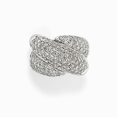 Anello in Oro Bianco 18k e Diamanti
