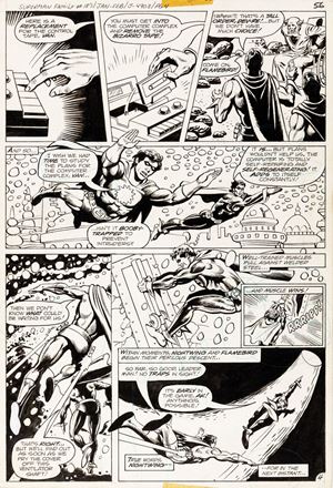 Superman Family - Nightwing & Flamebird: Battle with the Bizarro Brain