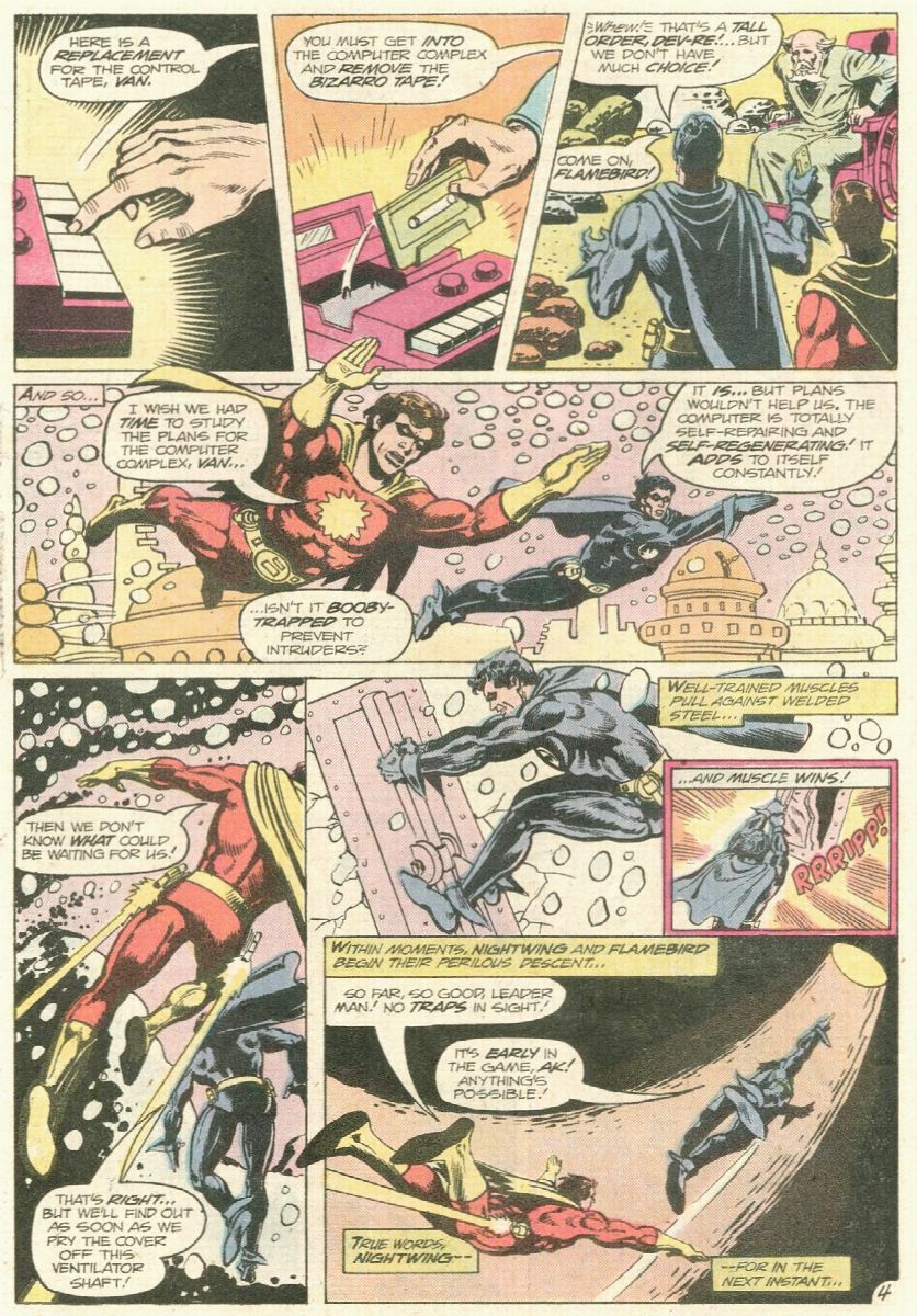 Ken Landgraf - Superman Family - Nightwing & Flamebird: Battle with the Bizarro Brain, matita e c...