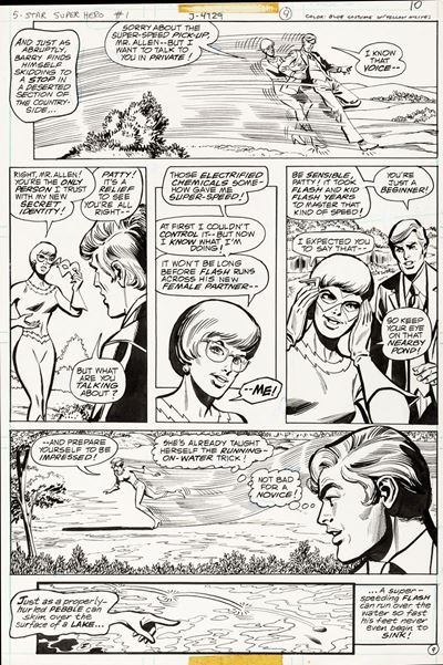 DC Special Series - Five Star Super Hero Spectacular, matita e china su cartoncino, 1977