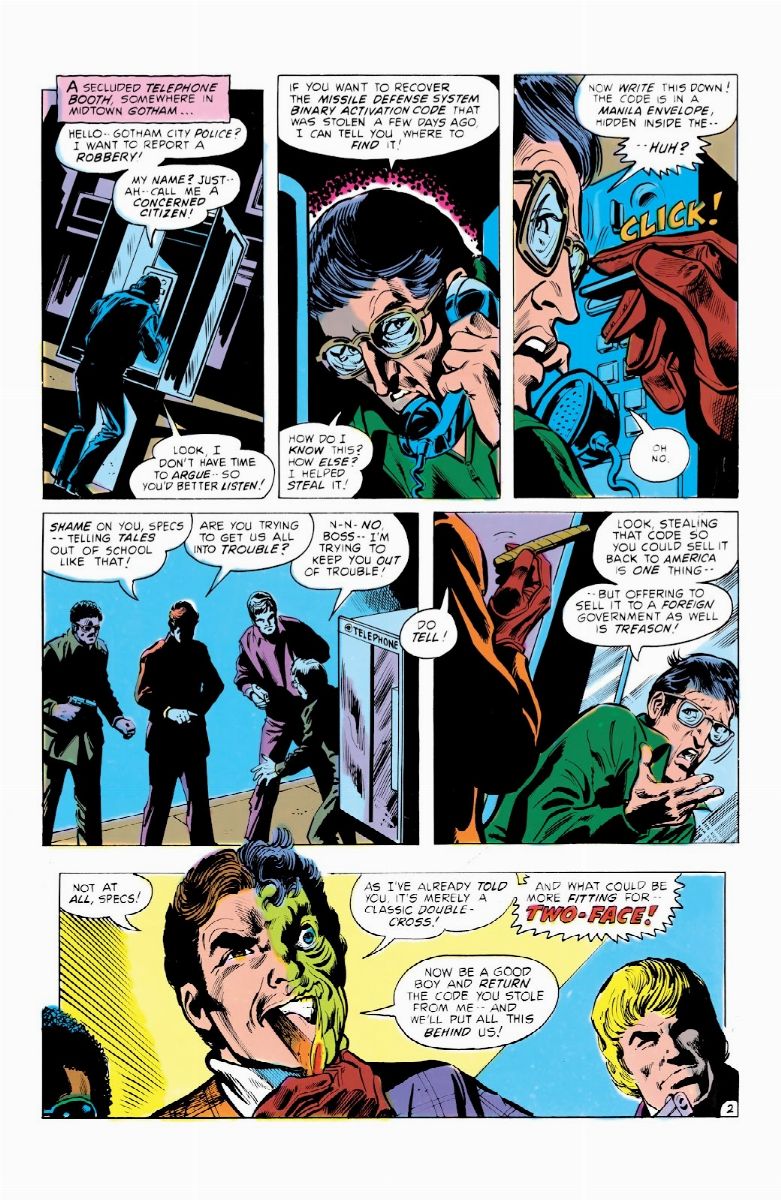 Irv Novick - Batman - Two for the Money!, matita e china su cartoncino