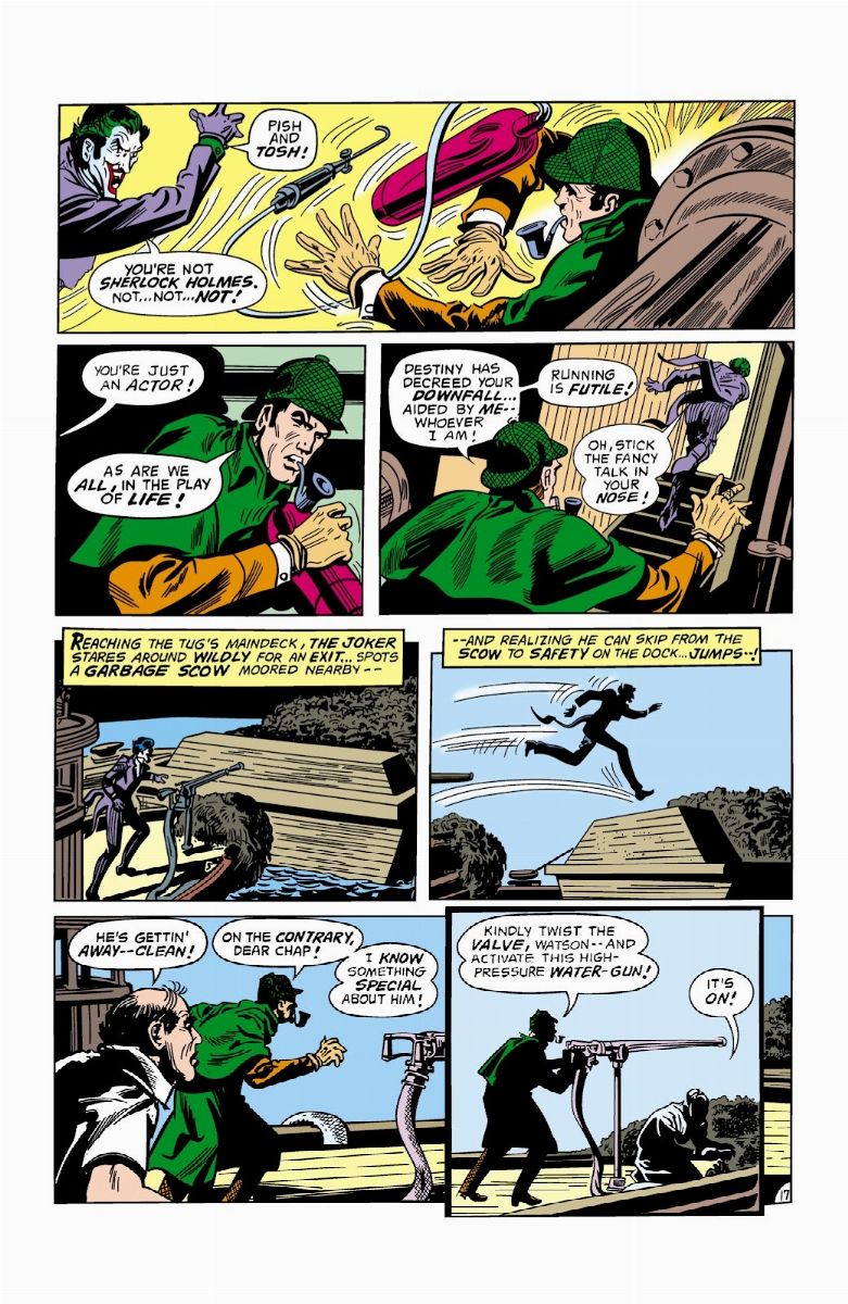 Irv Novick - The Joker - Sherlock Stalks the Joker!, matita e china su cartoncino DC